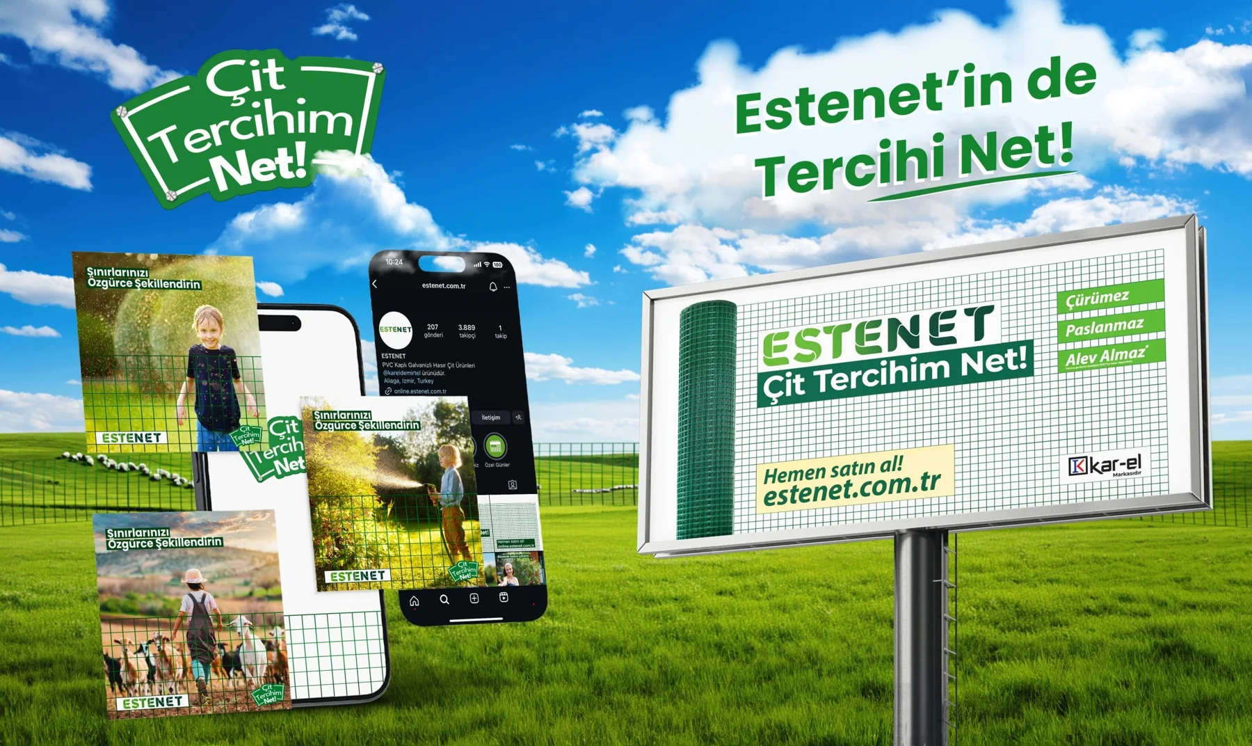 Estenet proje görseli
